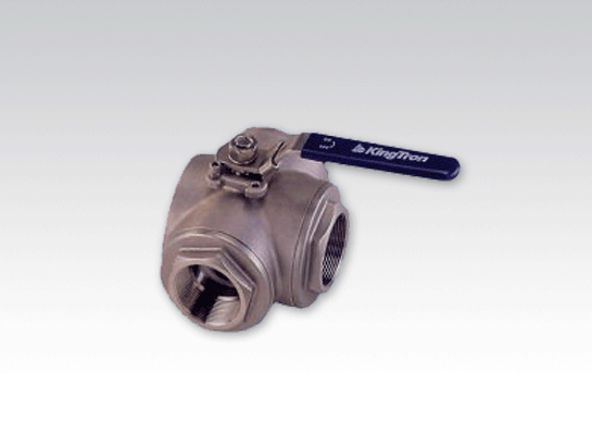 3-Way Ball Valve Threaded Ends